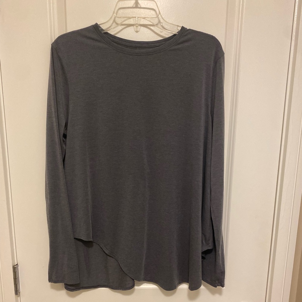 Lululemon lifted balance long sleeve, heathered titanium M/L - Picture 7 of 12